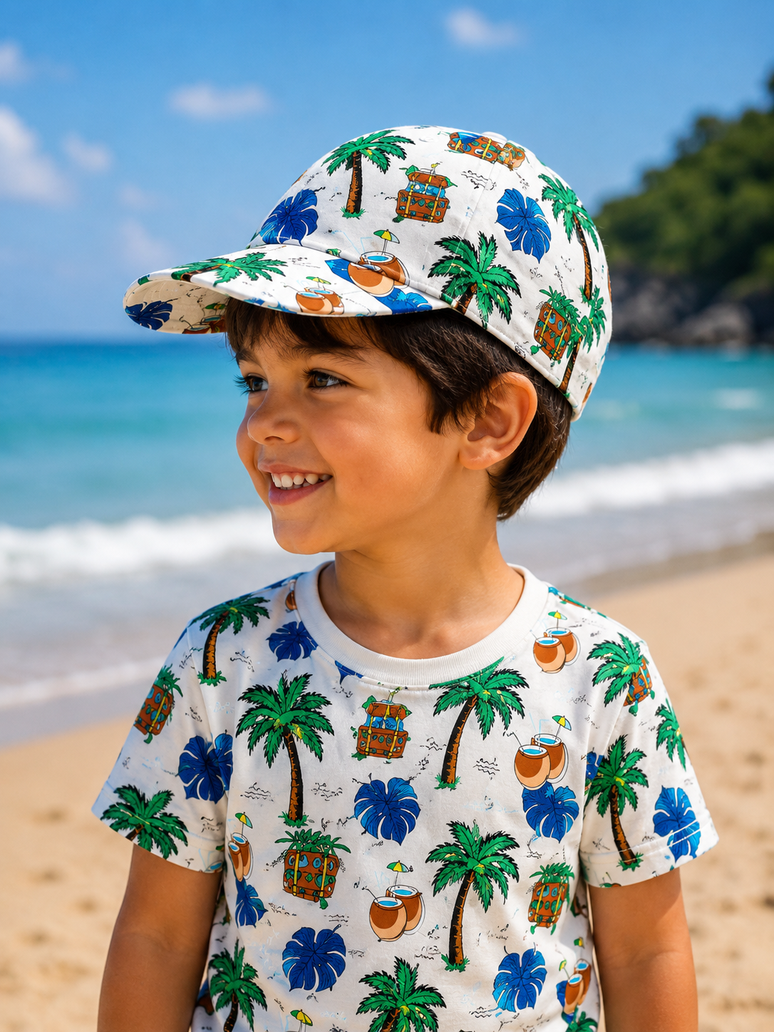 Kids Dhoop Cap | Sun Protection Hat for Boys & Girls