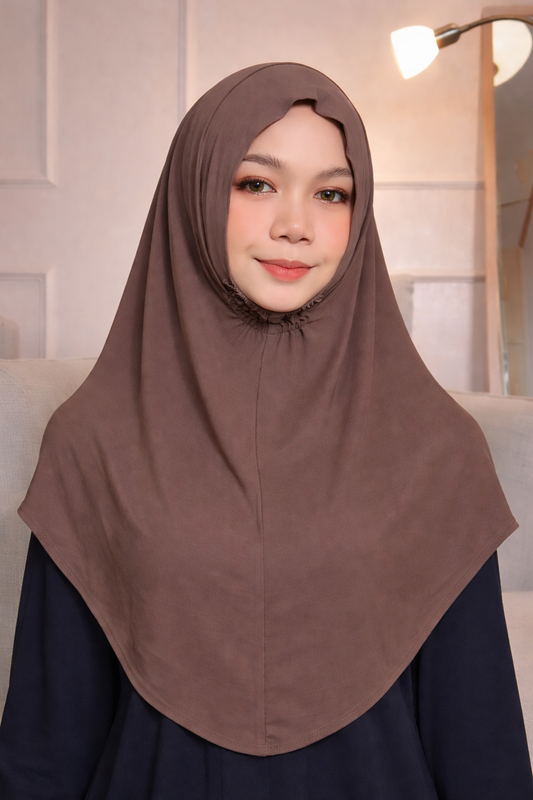 Easy Wear Elastic Hijab (No Slip)