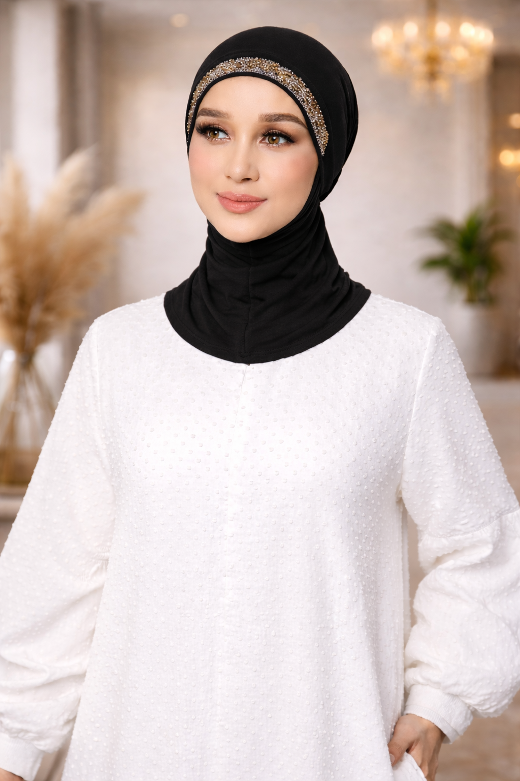 Glitter Ninja Hijab Cap