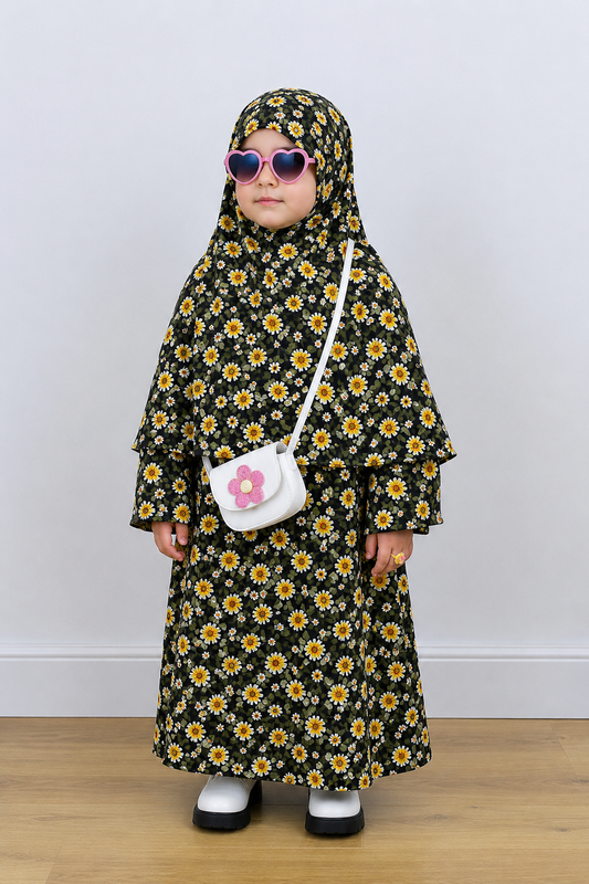 Kids Khimaar Abaya Set