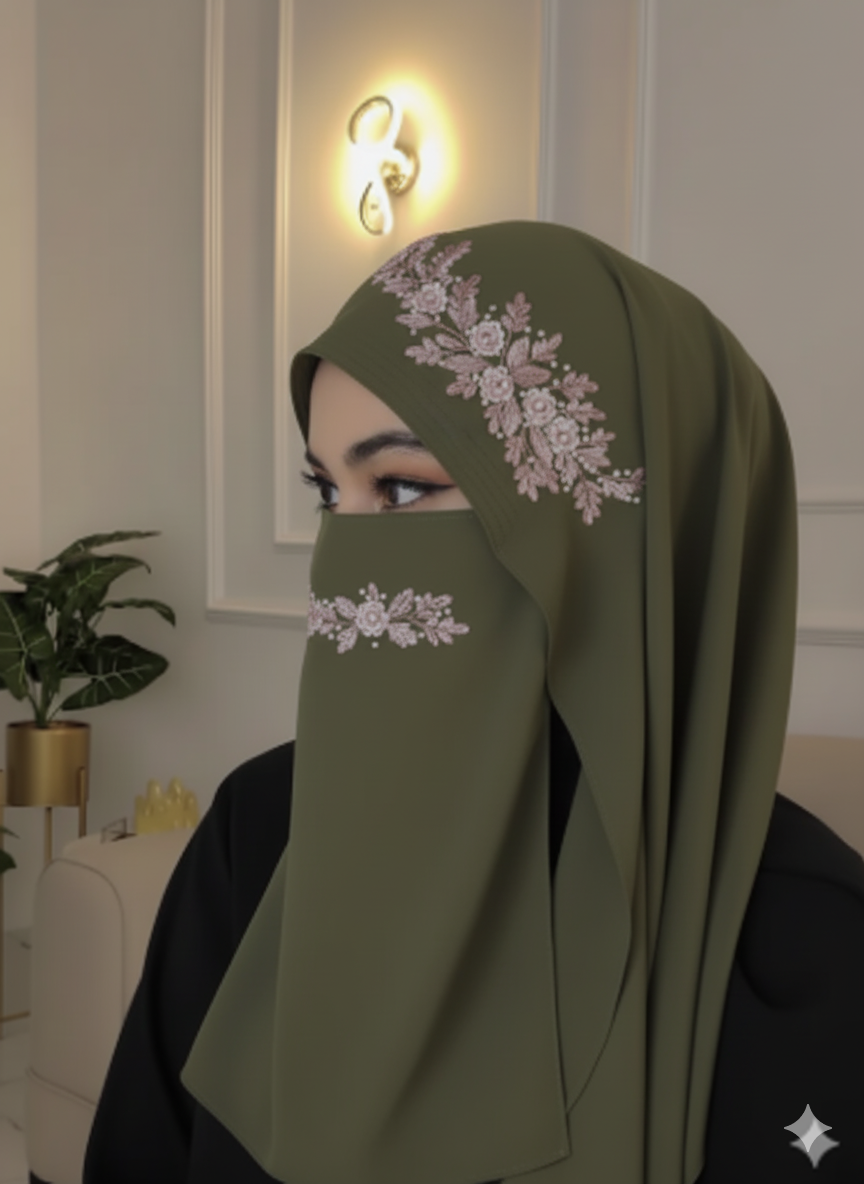 Malaysian Chiffon Hijab With Naqab Savvy shopz