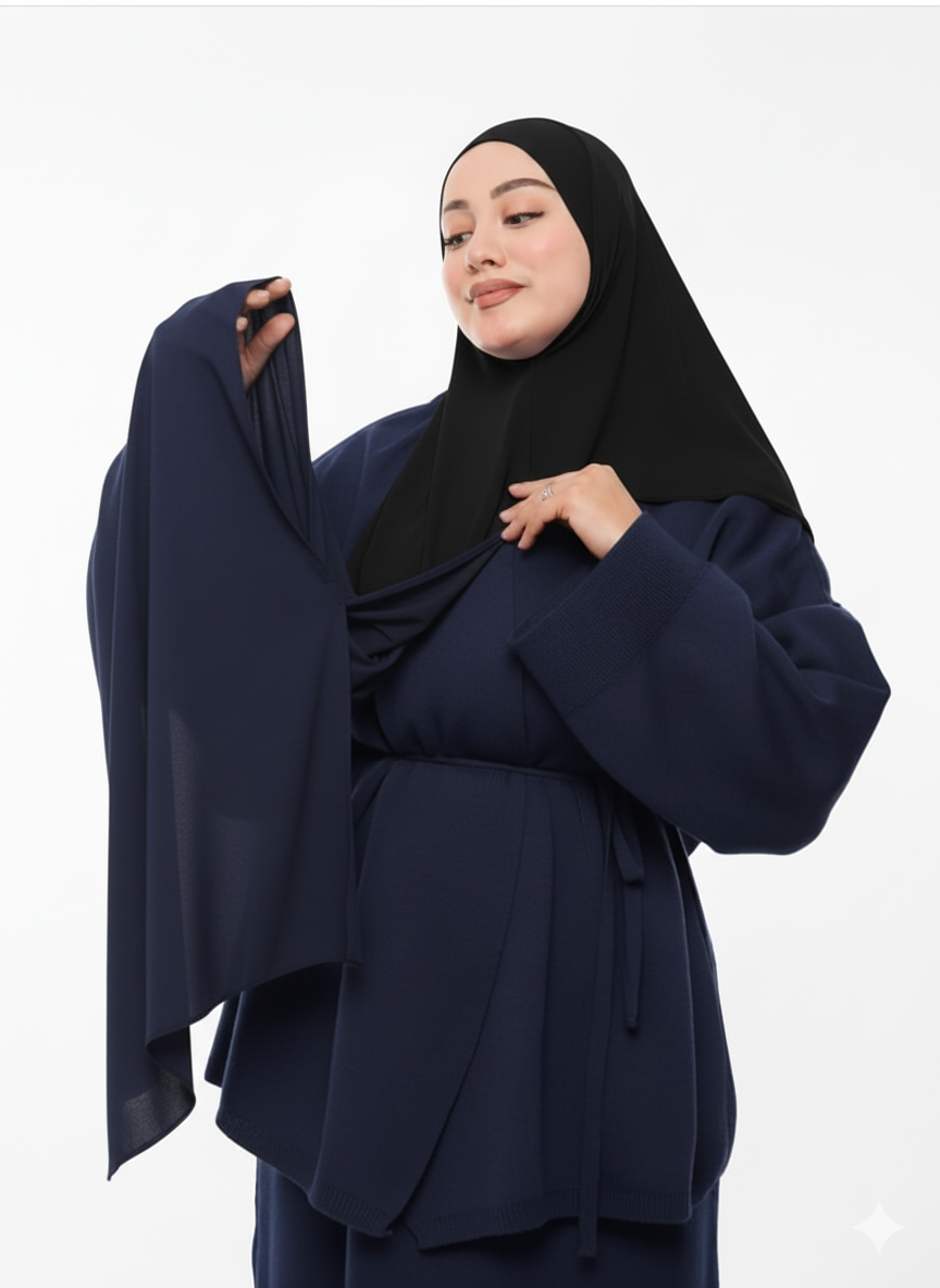 Jersey Dubble loop hijab