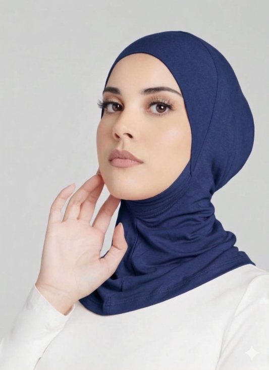 Korean Ninja Hijab Cap -  Neck Cover Hijab