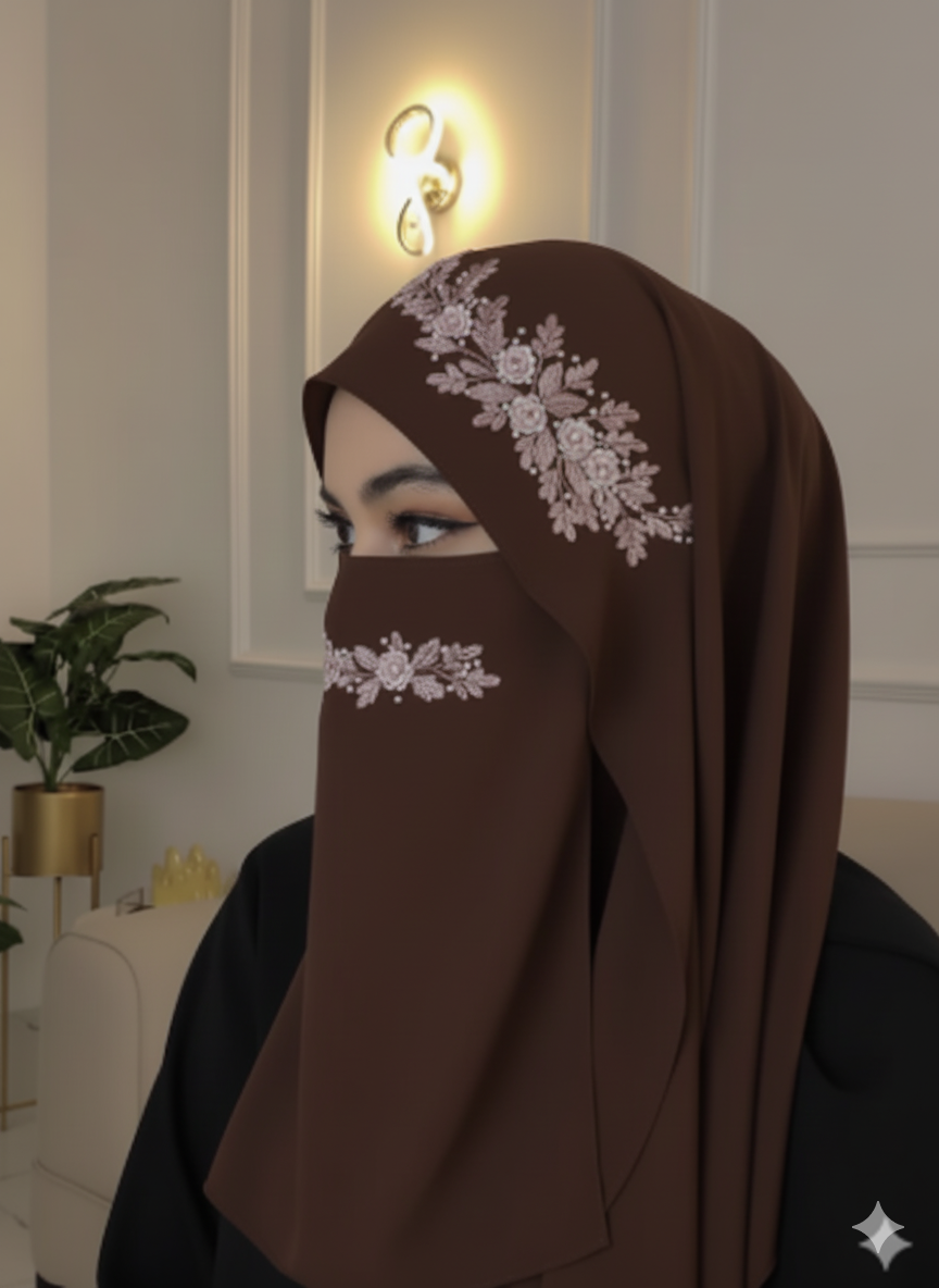 Malaysian Chiffon Hijab With Naqab Savvy shopz