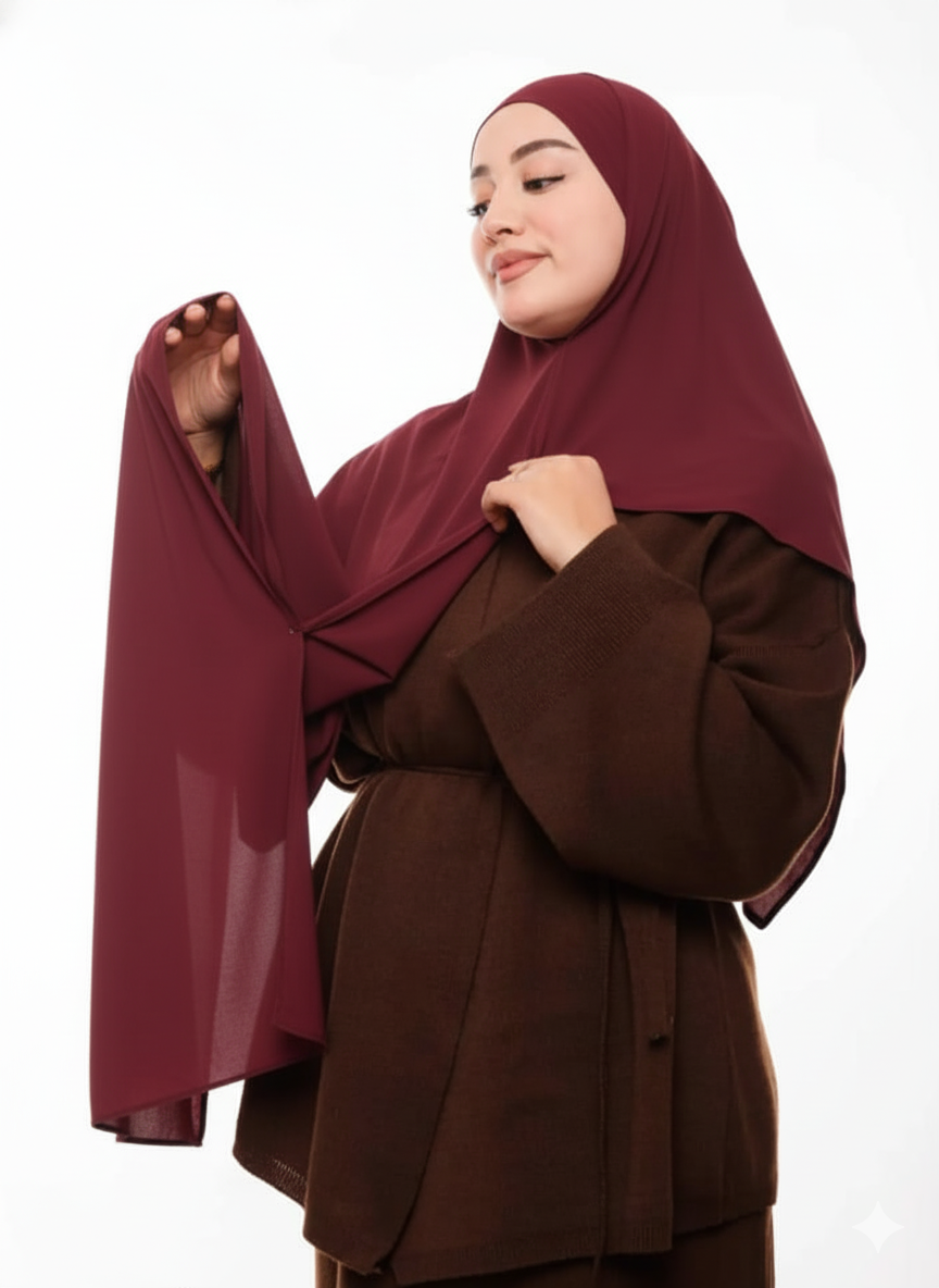 Jersey Dubble loop hijab