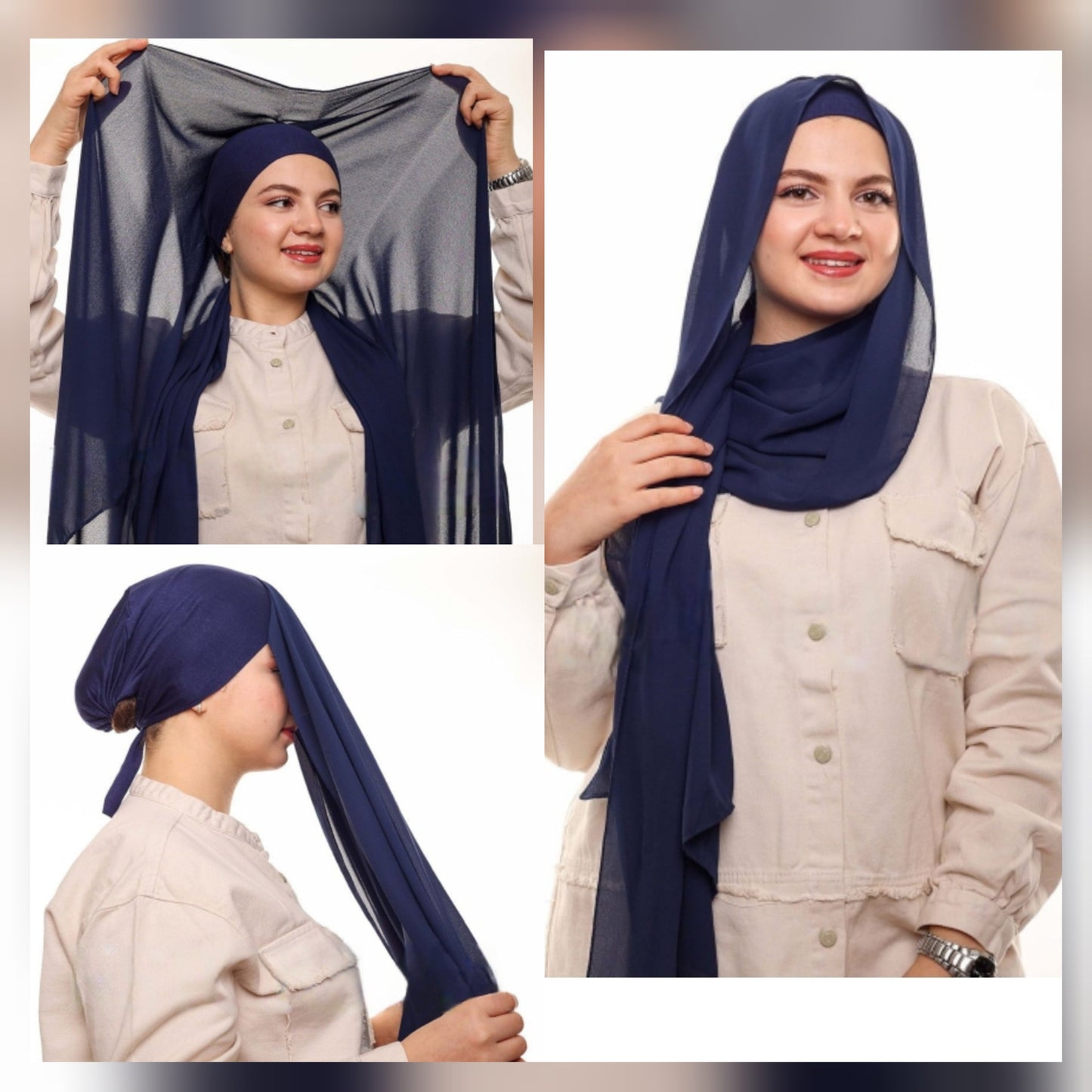 FLOWY CHIFFON INSTANT HIJAB