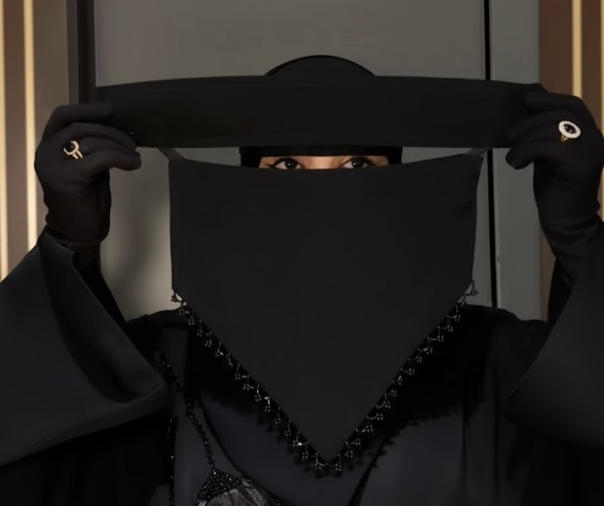 Saudi Naqab with Pearls - Fancy Naqab