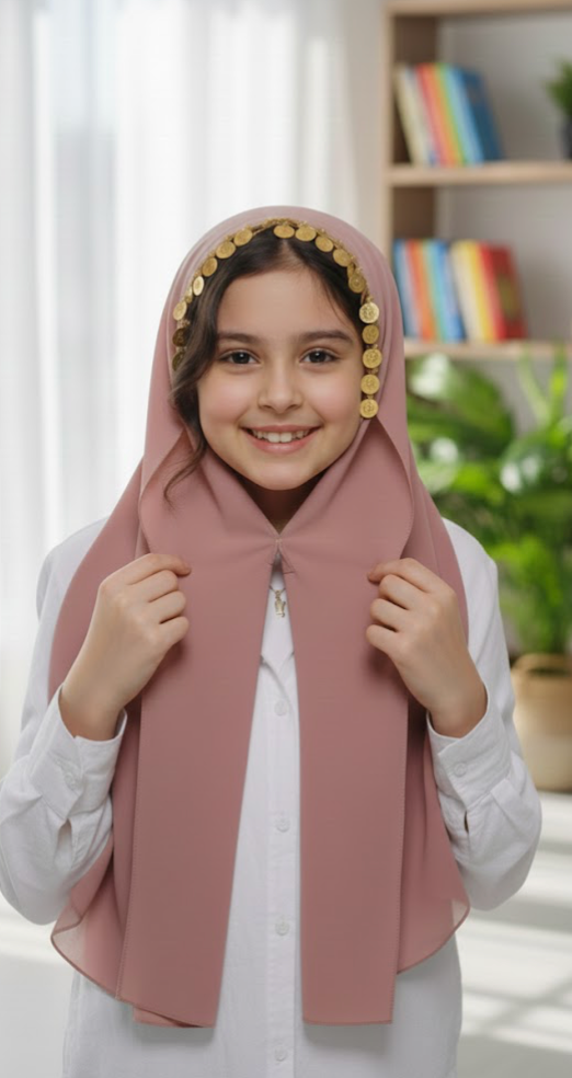 Fancy Magnet Kids Hijab - Magnet Hijab for Girls
