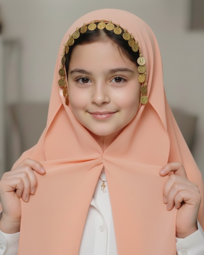Fancy Magnet Kids Hijab - Magnet Hijab for Girls