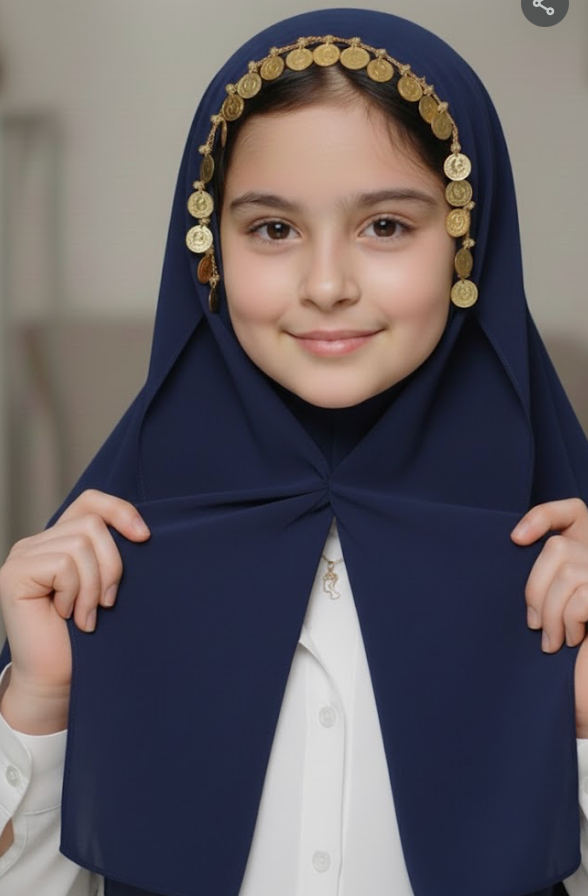 Fancy Magnet Kids Hijab - Magnet Hijab for Girls
