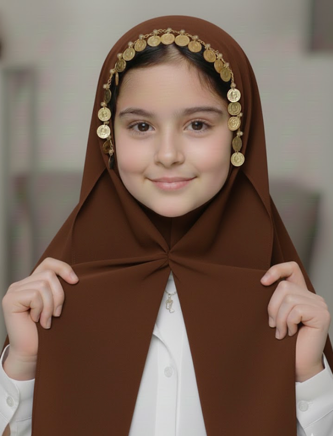 Fancy Magnet Kids Hijab - Magnet Hijab for Girls