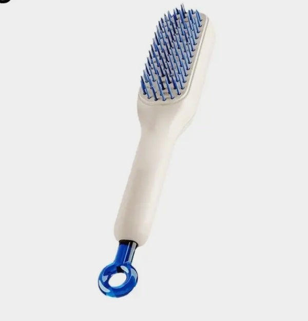 Self Cleaning Hair Brush, One-Click Cleaning Telescopic Hair Comb