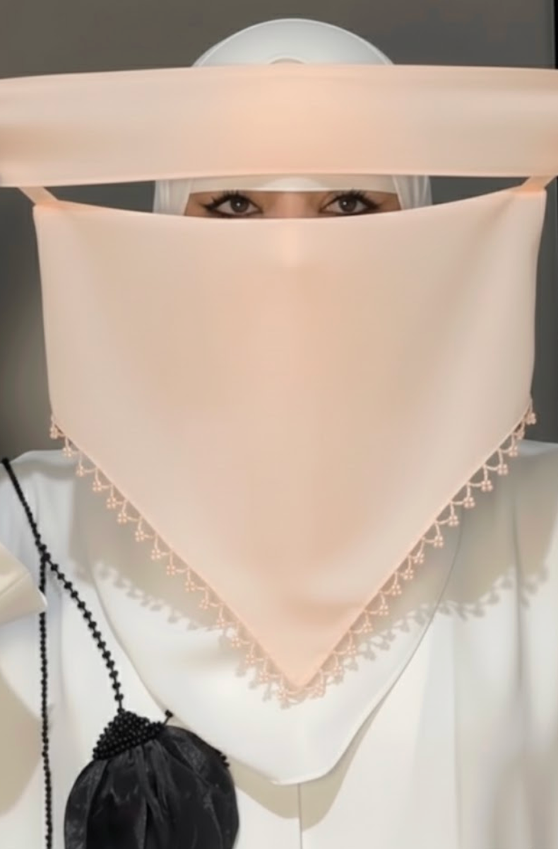 Saudi Naqab with Pearls - Fancy Naqab