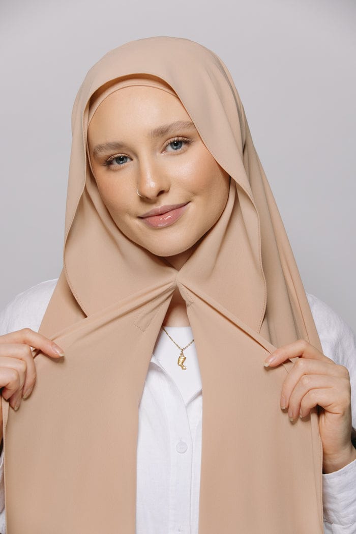Instant Chiffon Hijab with Built-in Magnets  SAVVY SHOPZ