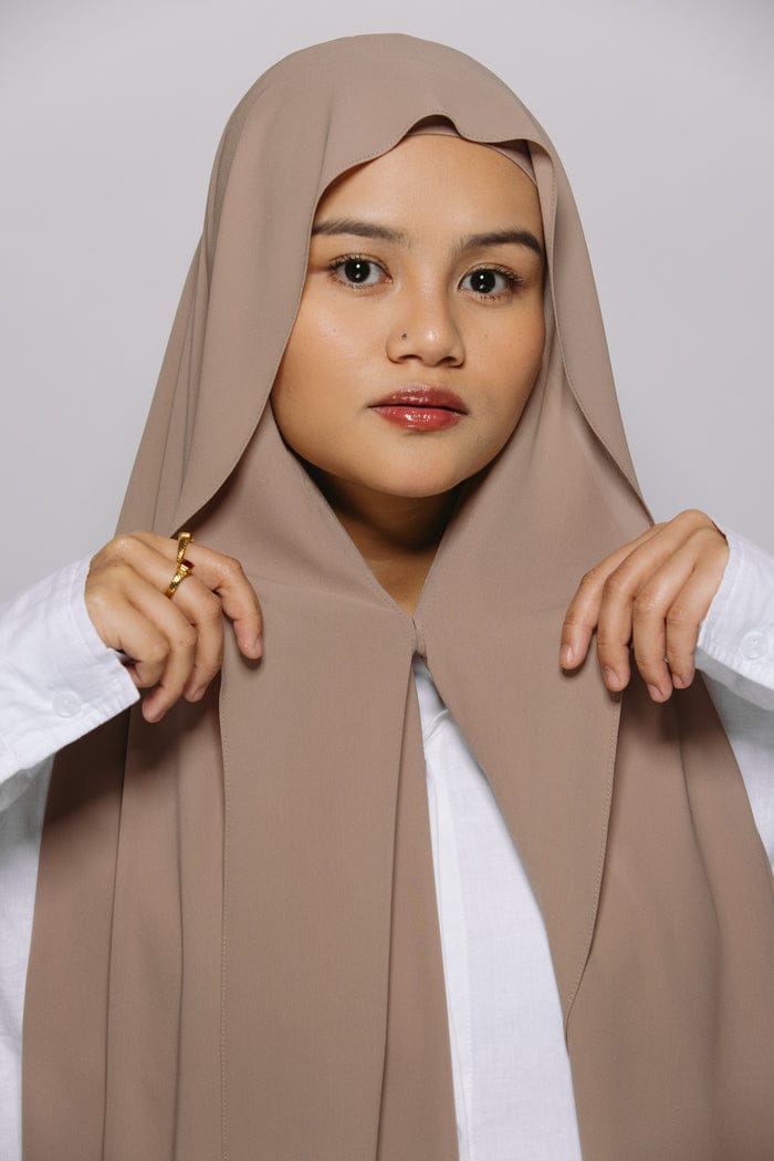 Instant Chiffon Hijab with Built-in Magnets  SAVVY SHOPZ