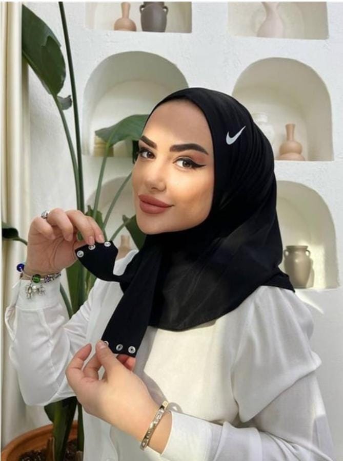 Button Jersey Hijab for Women - No pin Hijab