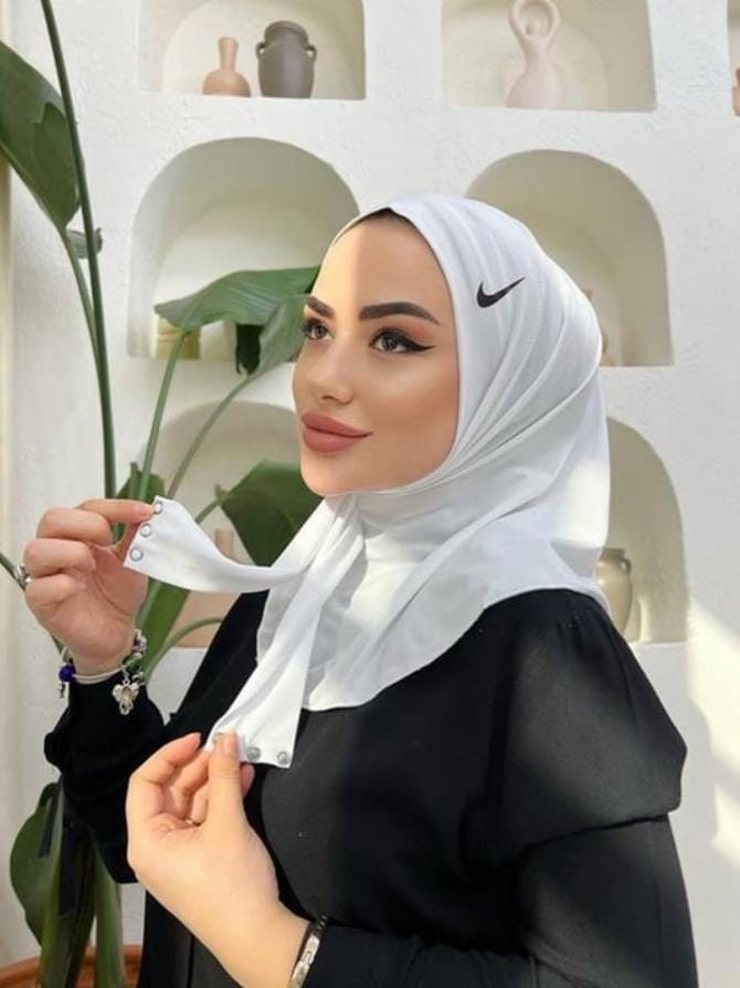 Button Jersey Hijab for Women - No pin Hijab