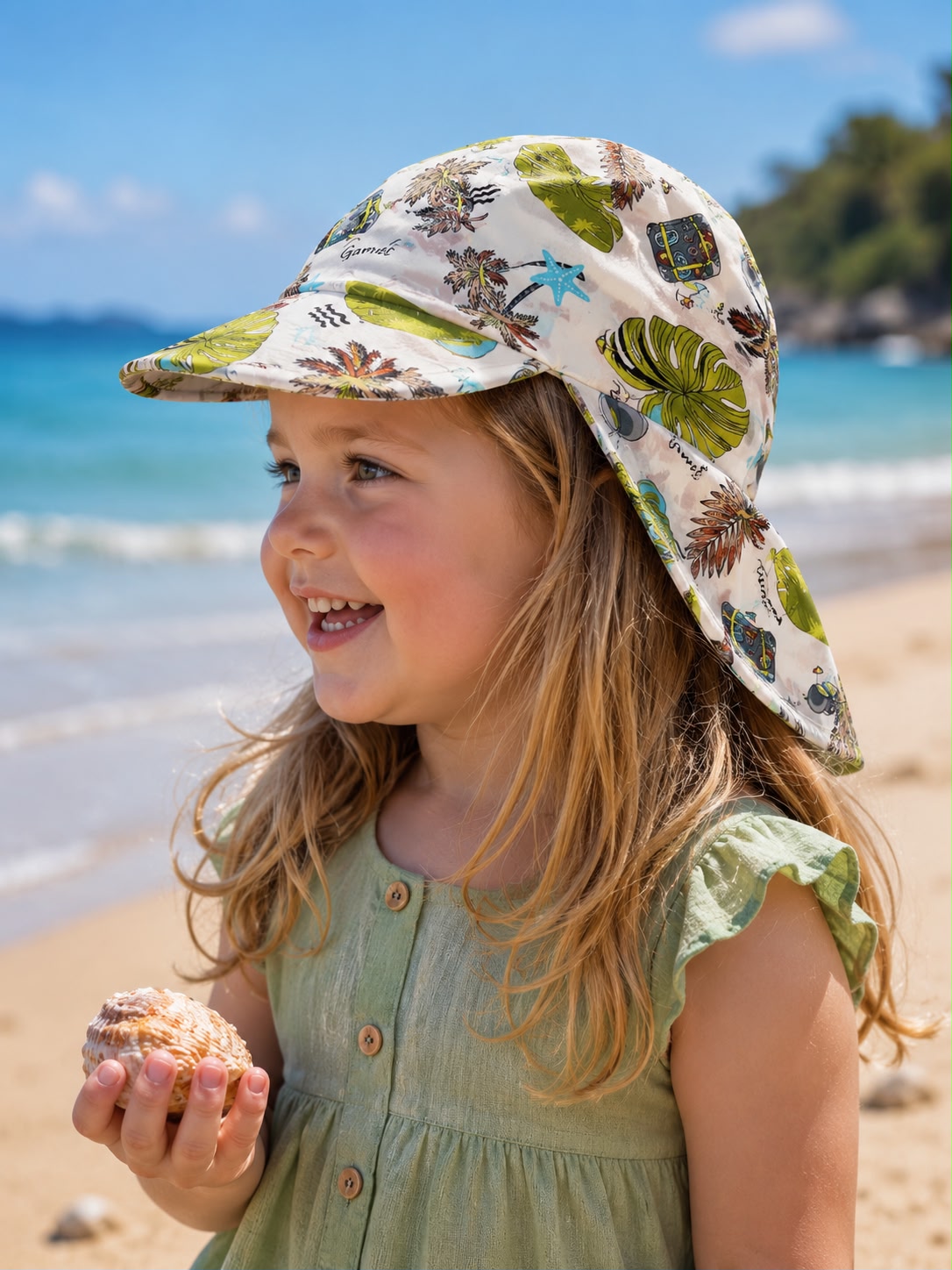 Kids Dhoop Cap | Sun Protection Hat for Boys & Girls