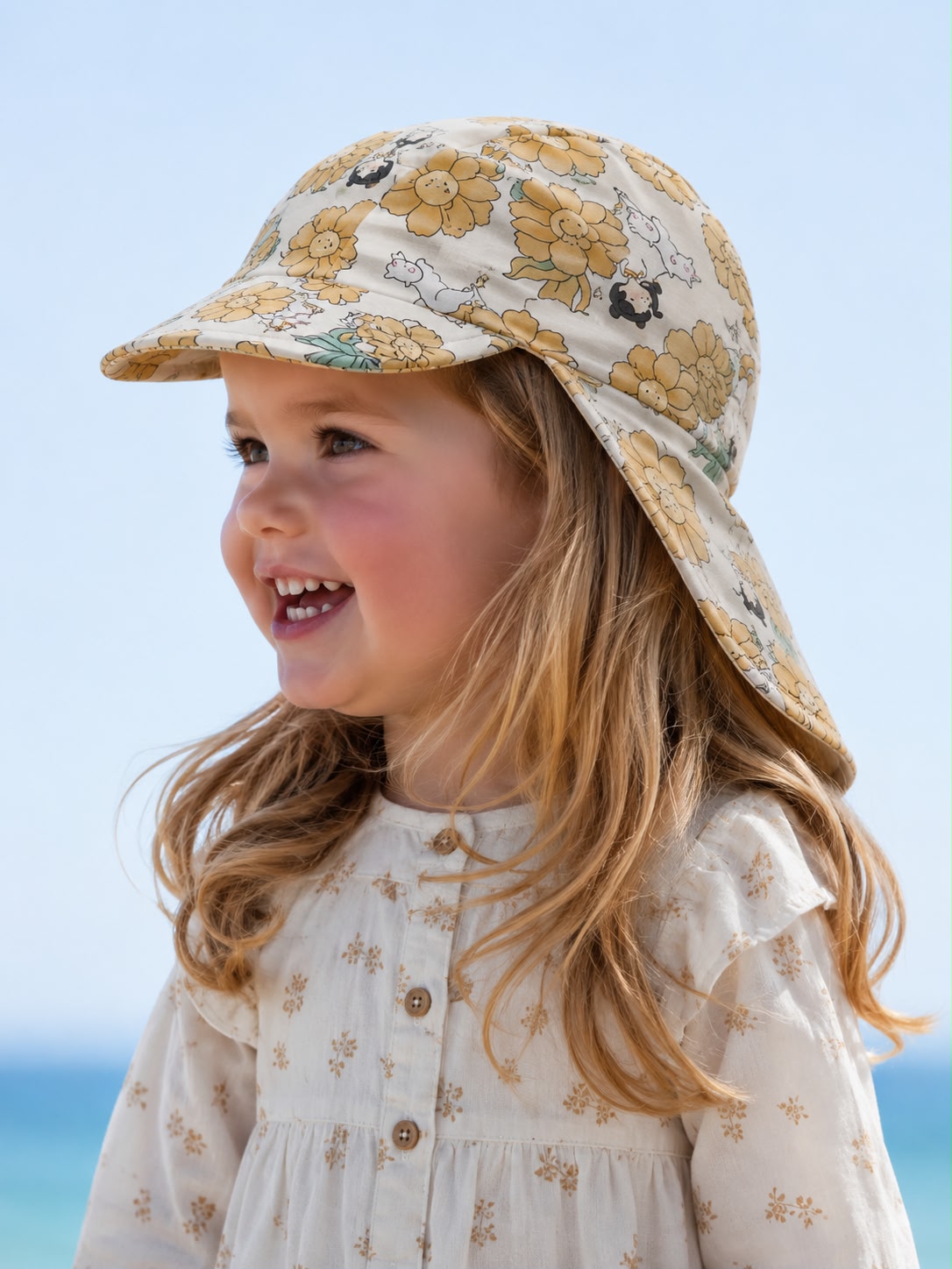 Kids Dhoop Cap | Sun Protection Hat for Boys & Girls