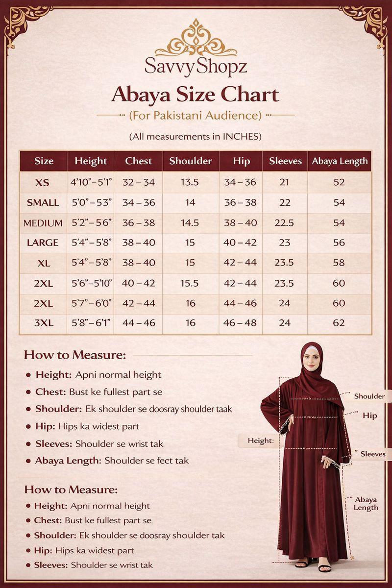 Bow Tie Sleeve Abaya Set With Long-sleeve Inner Dress
