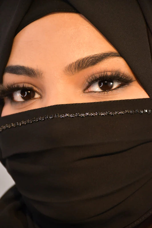 Black Hijab with Naqab for Modest Fashion – Savvy Shopz
