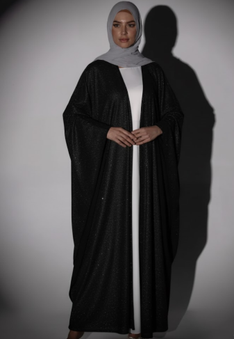 Glitter Gaze Abaya -  Shimmer Fancy Abaya with Inner