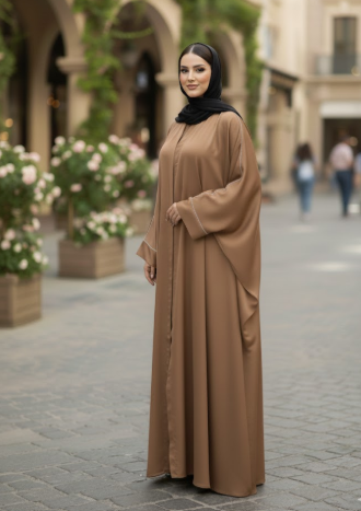 Butterfly Style Beggy Abaya -  Premium nidha Silk Abaya