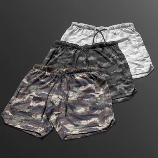 Men's Camouflage Shorts Quick-drying Breathable Fitness Jogging Casual Shorts Beach Pants