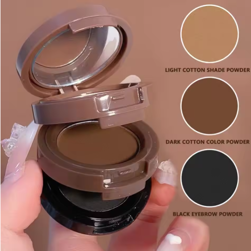 3 in 1 Eyebrow Powder Palette Kit - Soft and Natural Miss Lara