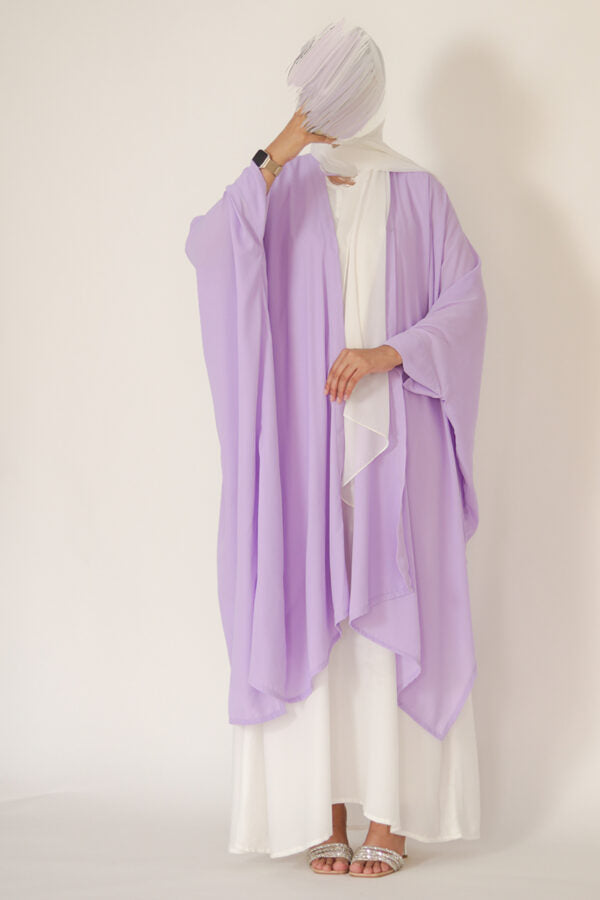 Lavender Solid Shrug
