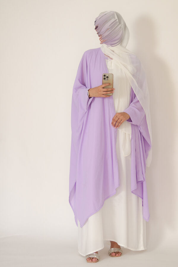 Lavender Solid Shrug