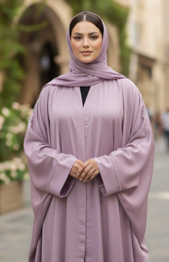 Butterfly Style Beggy Abaya -  Premium nidha Silk Abaya