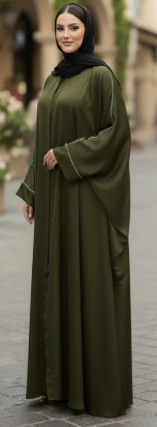 Butterfly Style Beggy Abaya -  Premium nidha Silk Abaya