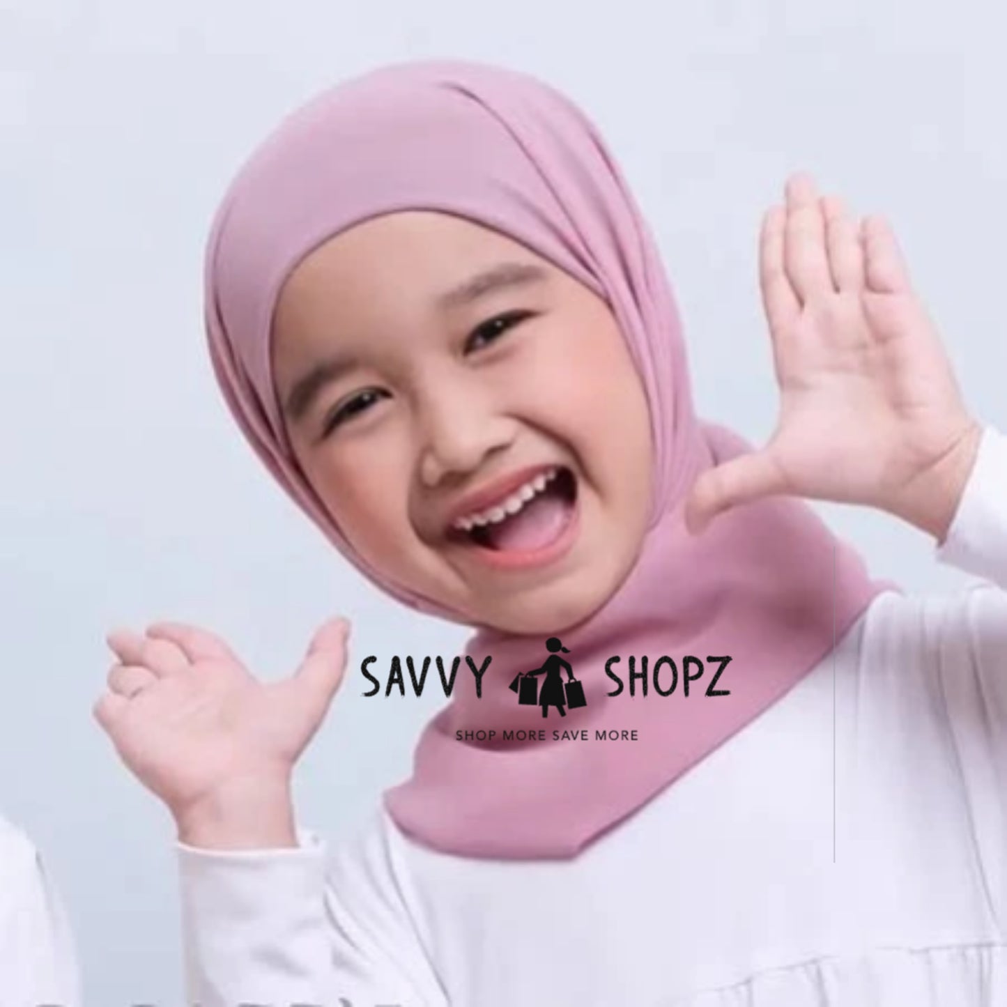 little noor pink instant hijab with inner cap soft jersey hijab for girls pakistan