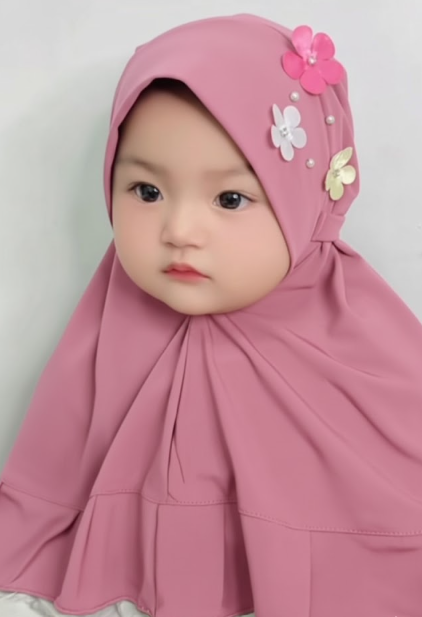 Flower Hijab - Kids Ready to Wear Hijab