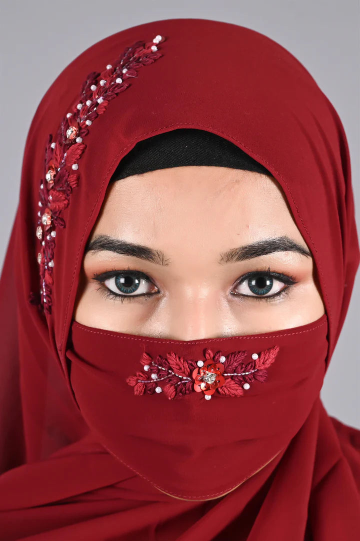 Malaysian Chiffon Hijab With Naqab Savvy shopz
