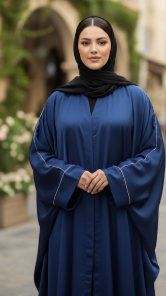 Butterfly Style Beggy Abaya -  Premium nidha Silk Abaya