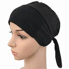 Women Hijab Cap with tie back closure