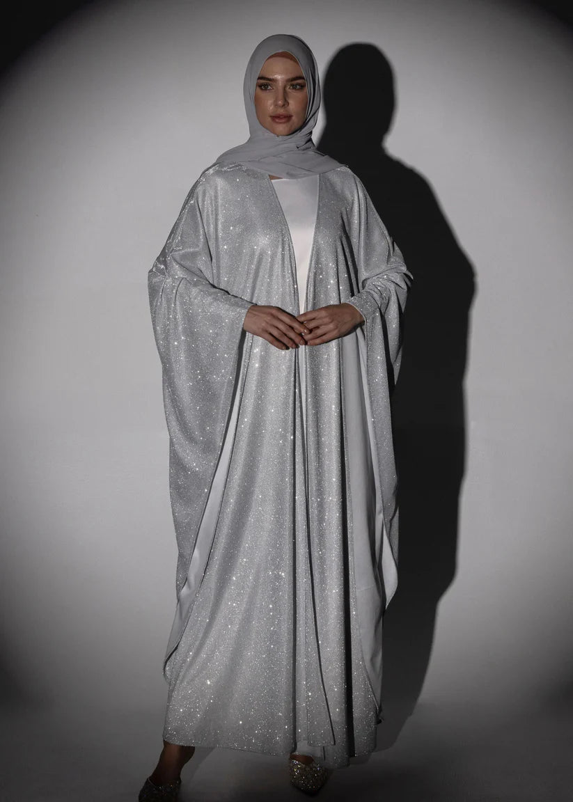 Glitter Gaze Abaya -  Shimmer Fancy Abaya with Inner