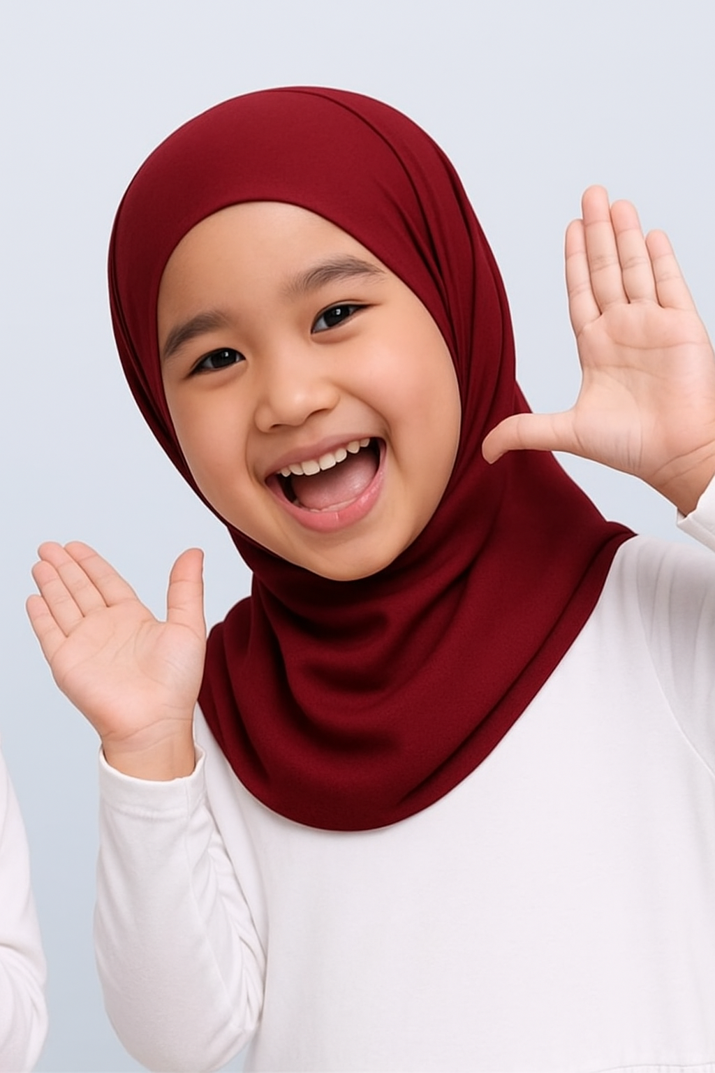 little noor pink instant hijab with inner cap soft jersey hijab for girls pakistan